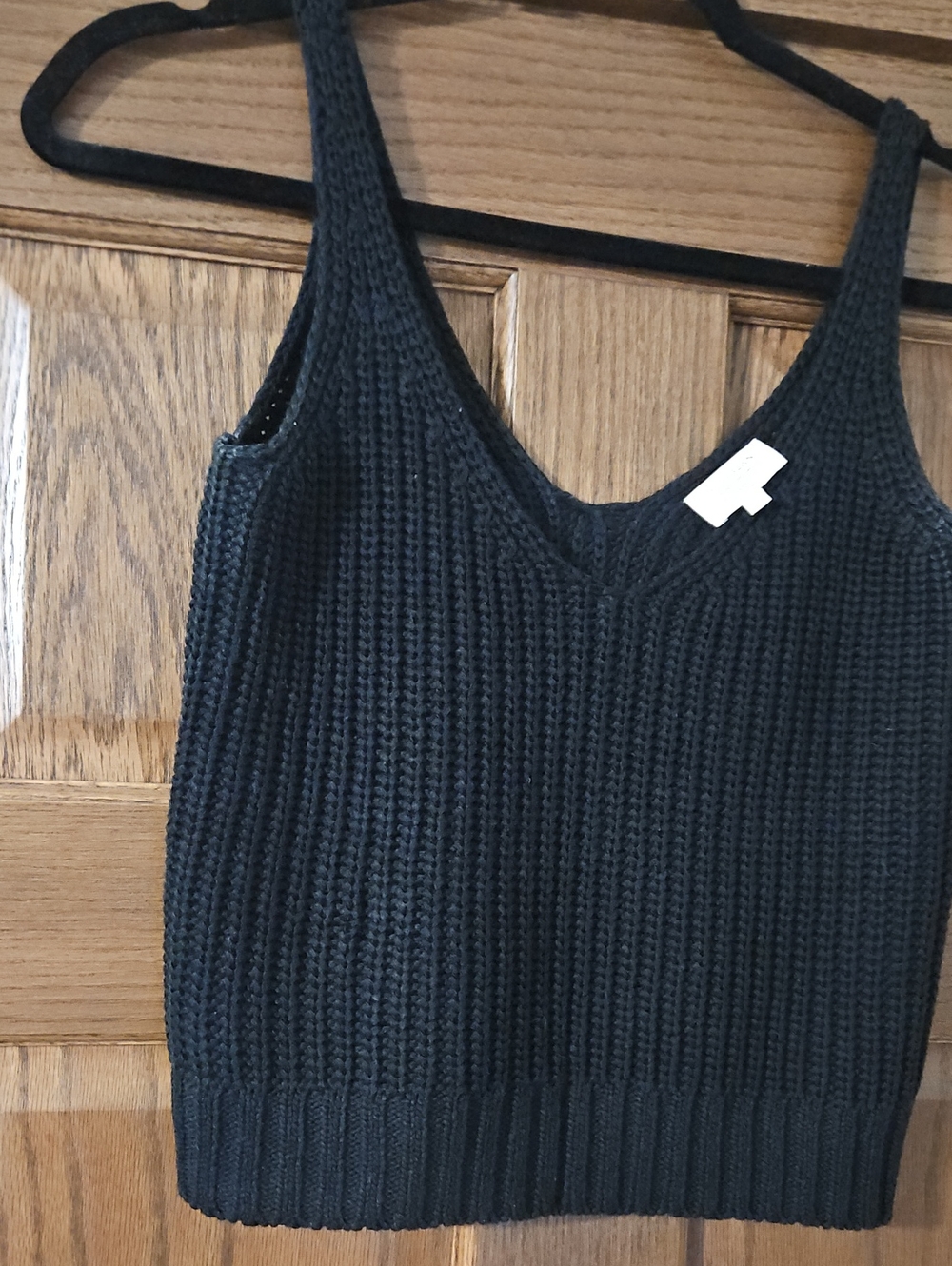 Gentle Fawn Black Ribbed Knit Tank